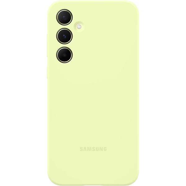 фото Чехол silicone cover для galaxy a55 lime (ef-pa556tmegru) samsung