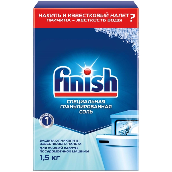 фото Соль для посудомоечной машины 1,5 кг finish