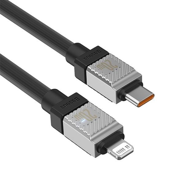 фото Кабель coolplay series fast charging cable type-c/lightning 1m white baseus