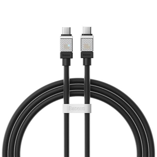 фото Кабель coolplay series fast charging cable usb-c/usb-c 100w 1m white baseus