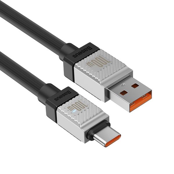 фото Кабель coolplay series fast charging cable usb-a/usb-c 100w 1m white baseus