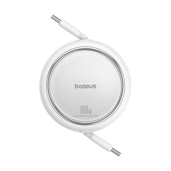 фото Кабель free2draw mini retractable charging cable usb-c/usb-c 1m galaxy blue baseus