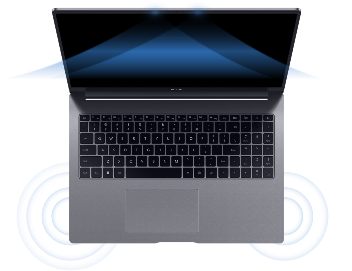 16" Ноутбук Honor MagicBook X 16 BRN-F565301AHHM () i5-12450H, Full HD, 16 ГБ ОЗУ, 512 ГБ SSD, DOS 24
