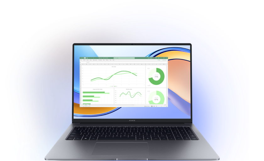 16" Ноутбук Honor MagicBook X 16 BRN-F565301AHHM () i5-12450H, Full HD, 16 ГБ ОЗУ, 512 ГБ SSD, DOS 11