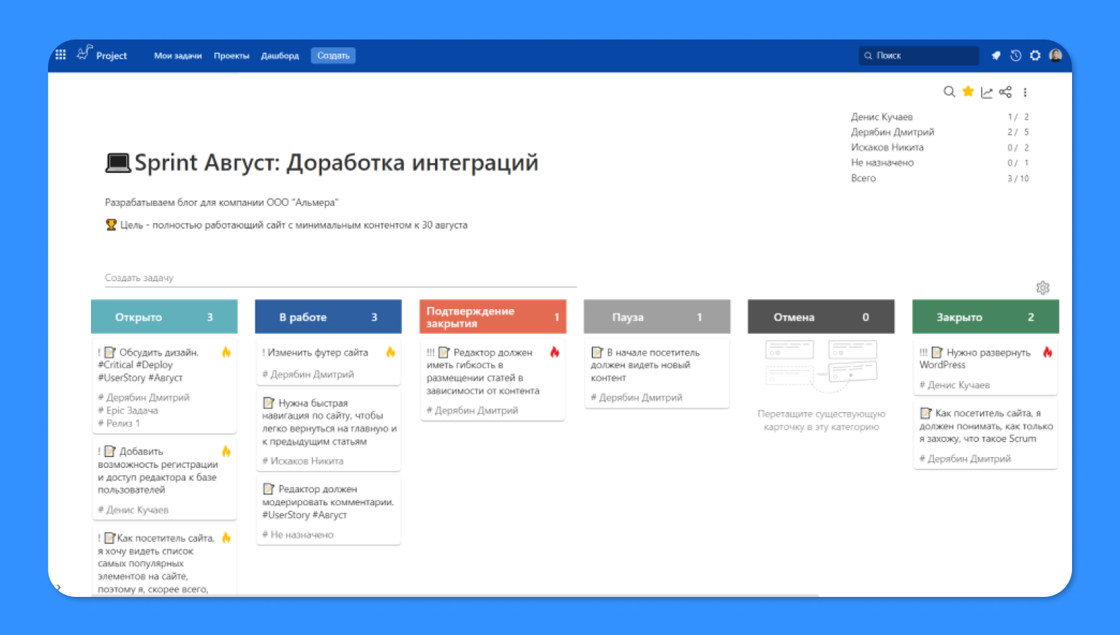 Российский аналог trello