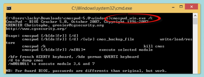 Сброс пароля Windows через командную строку с установочного диска